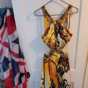 Yellow prom dress